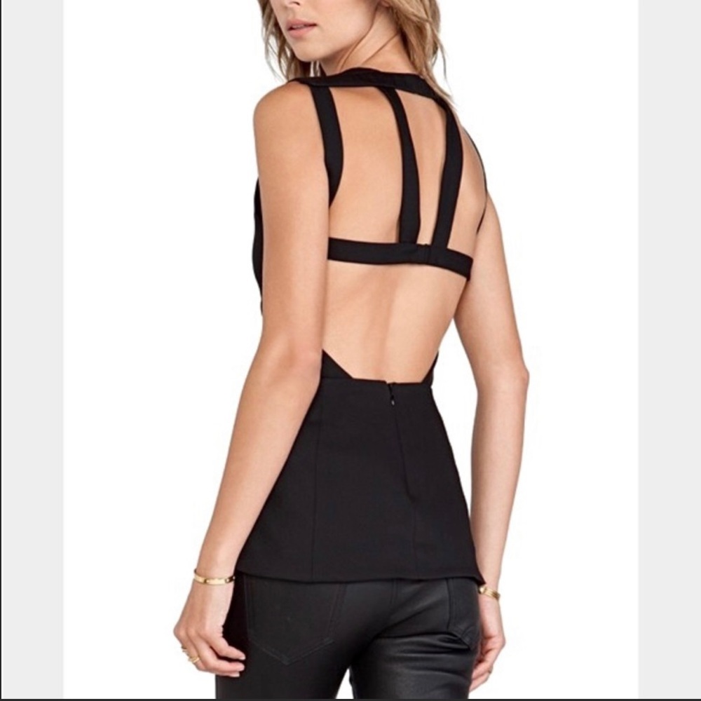 BCBG Helen black top